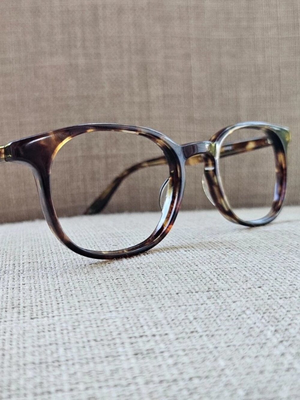 Barton Perreira Women Eyeglasses Frame Brown Tortoise JAMES Glasses Made Japan